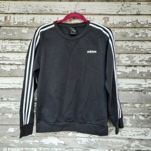 🌟 Adidas essentials 3 stripe sweatshirt size large